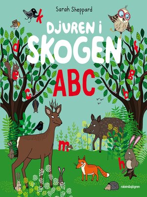 cover image of Djuren i skogen ABC